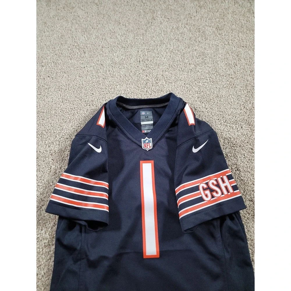 Nike Chicago Bears Justin Fields Football Jersey Youth Medium NFL Football Boys